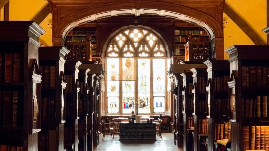 A picture of the Bodleian Old Library, Oxford