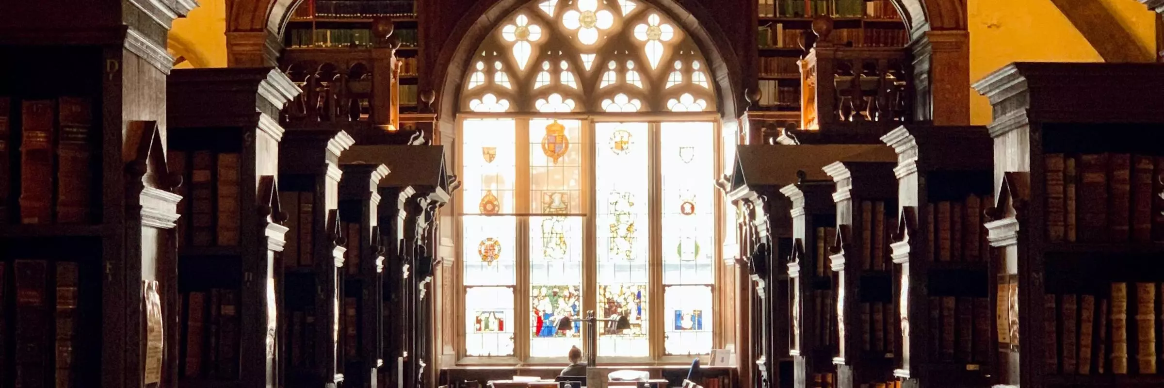 A picture of the Bodleian Old Library, Oxford